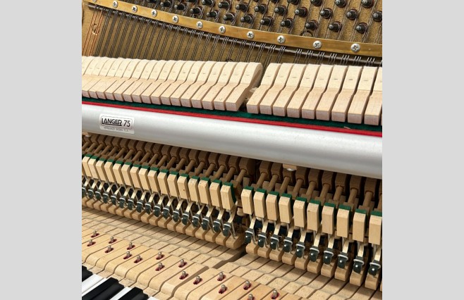 Zender Satin Teak Upright Piano, Used - All Inclusive Premium Package (SN:158260) - Image 6